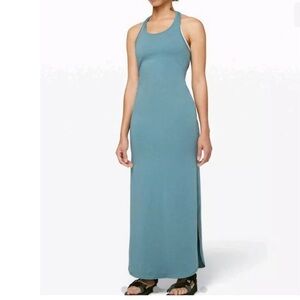New! Lululemon Athletica SZ 8, full length restore and revitalized cotton dress.